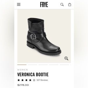 Black Frye Veronica Booties. Gently worn but good condition